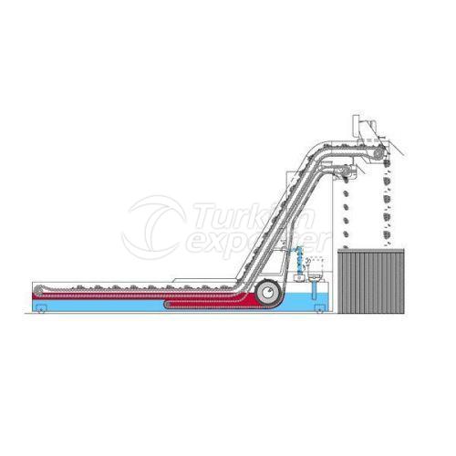 Convoyeur à copeaux filtré