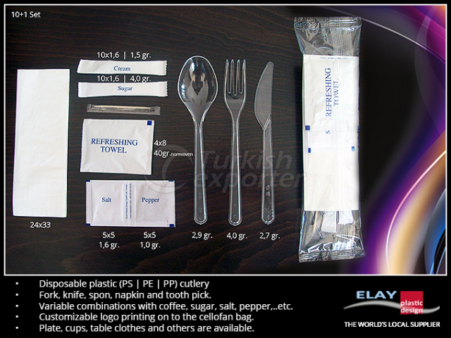 Disposable cutlery pack