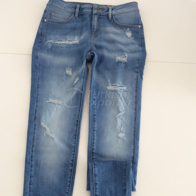 Kadın Kot Pantalon