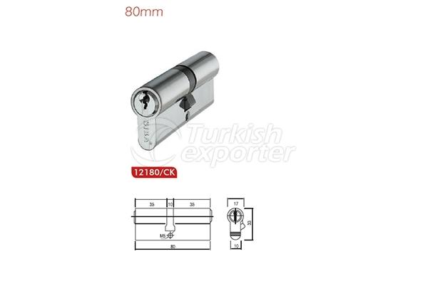 Brass Normal Key Cylinders 80mm