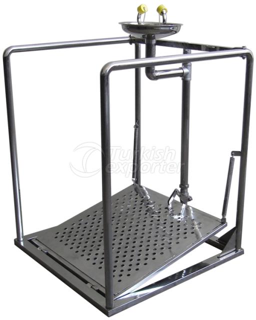 Глазная / мытье лица, пьедестал с поддержкой