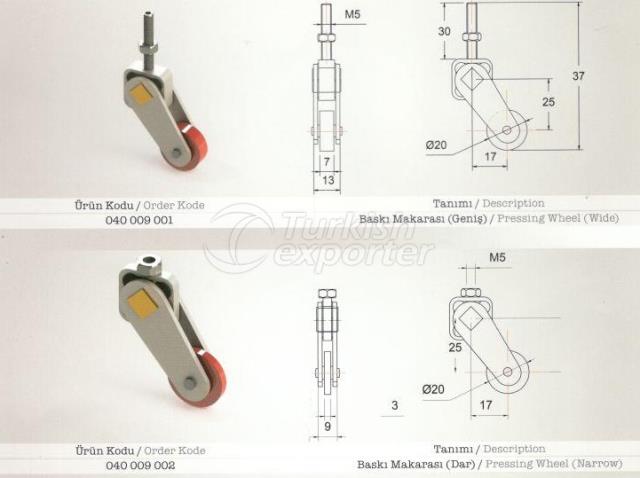 pressing whell ( wide ) ( Narrow )