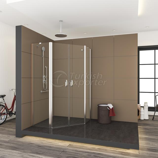 Shower Tray Enclosure Pentagon 330