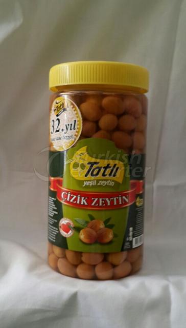 çizik yeşil zeytin