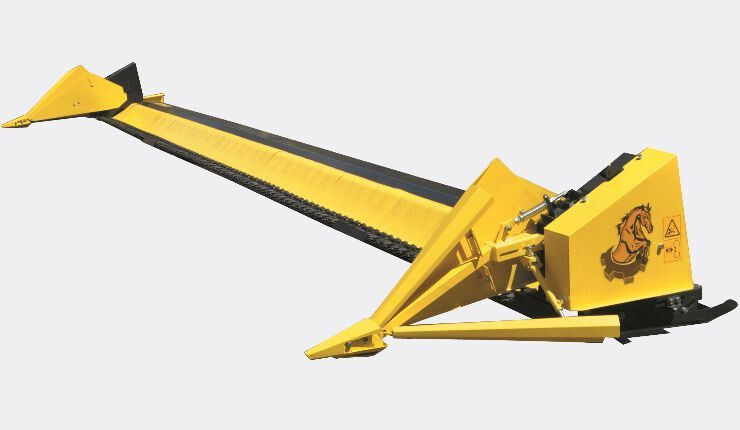 Ettaro soybean and pea harvestin header attachment