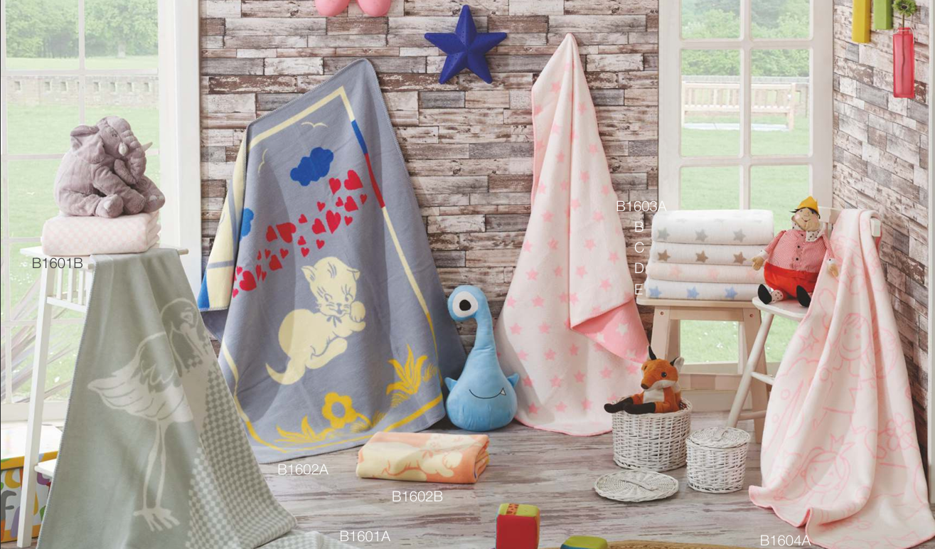 COUVERTURE POUR BÉBÉ EN COTON BELLA HOME