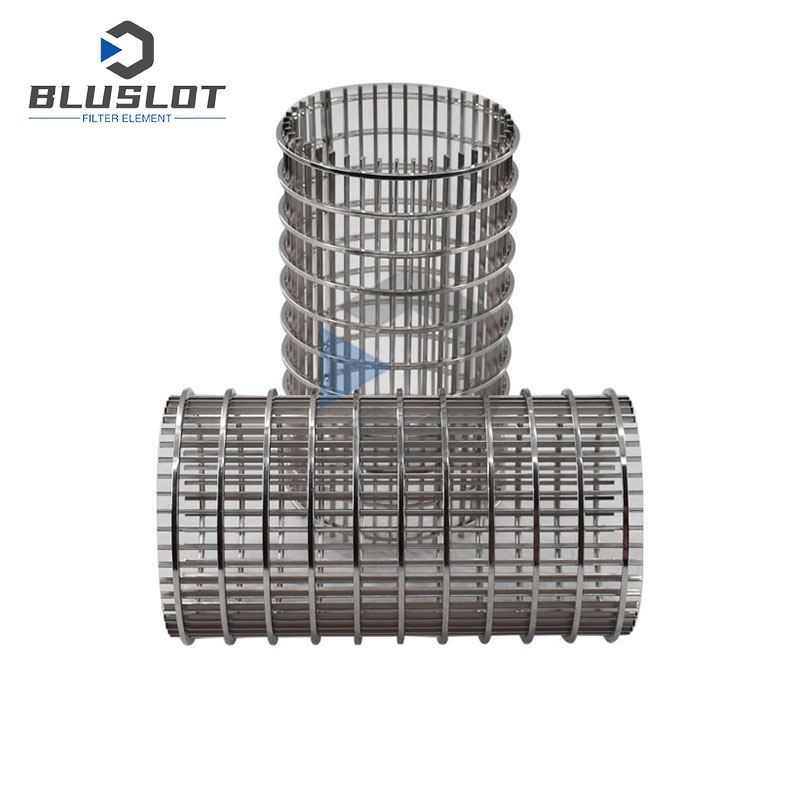 Wedge wire screen filter