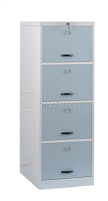 Quadruplet File Cabinet