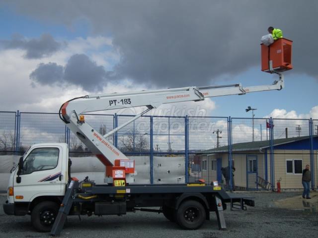 Truck Mounted Telescopic Platforms PT 183