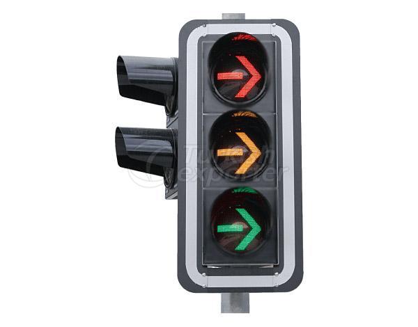 Ø 200mm Power LED Vehicle Signal Head with Arrow Figures