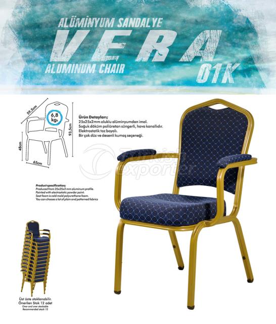 Cadeiras de Banquete de Alumínio VERA01 K