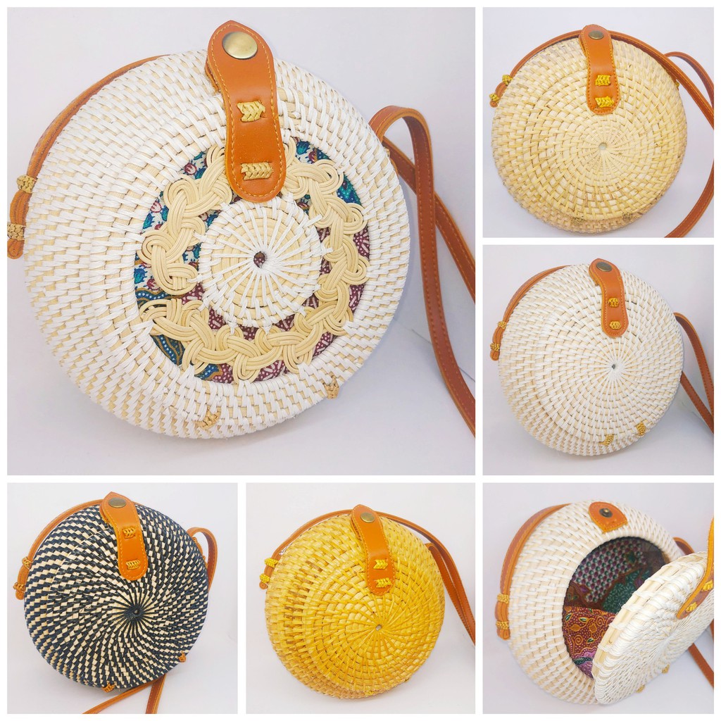 Rattan Bag | Bohemian Rattan Bag | Beach Bag