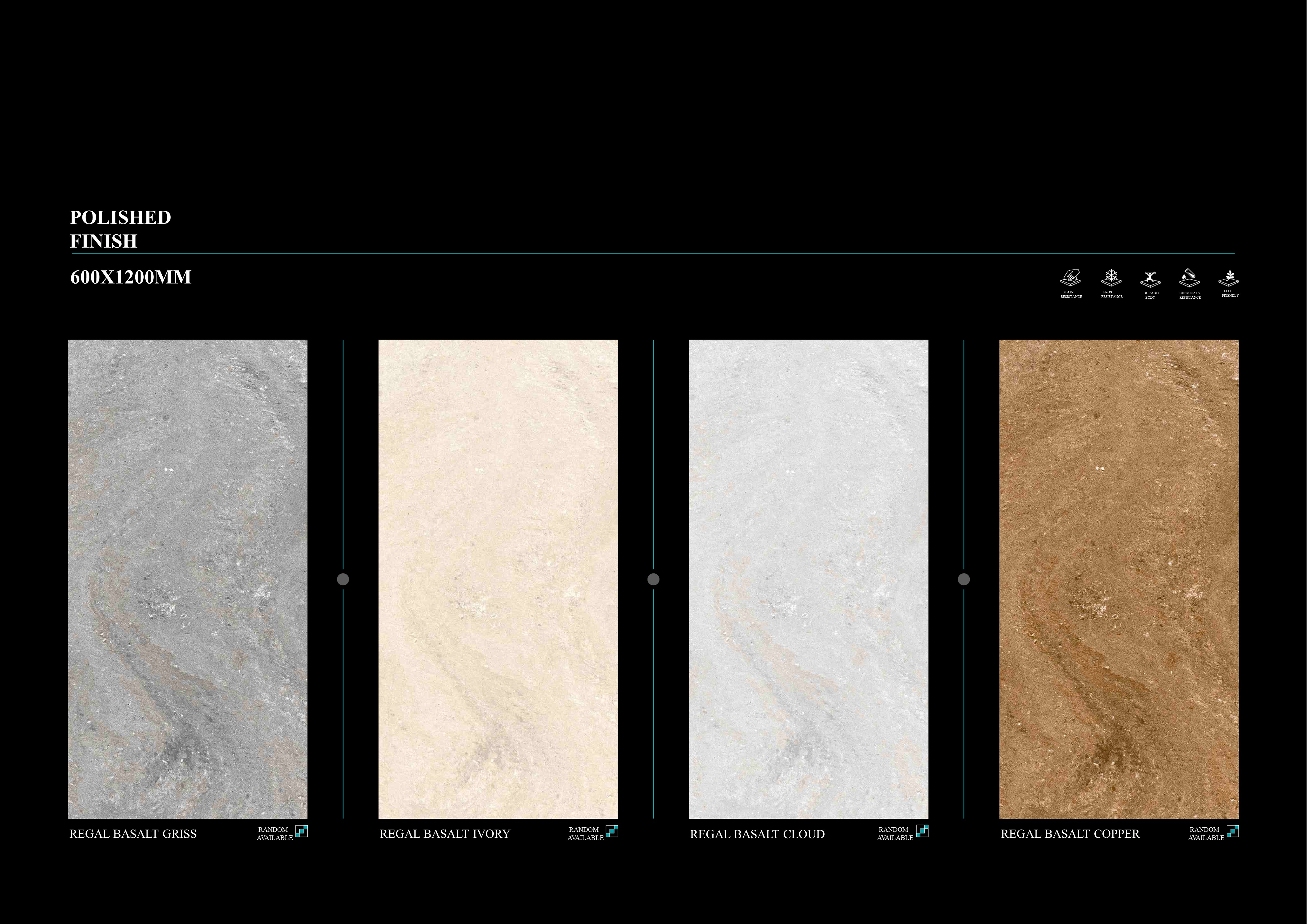 600X1200 MM Porcelain tiles 