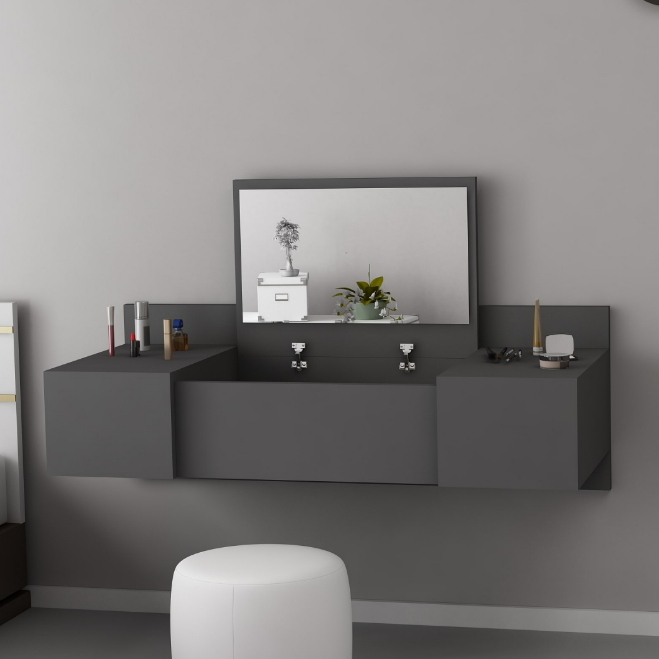 Wall Mounted Makeup Vanity Table - Bertus