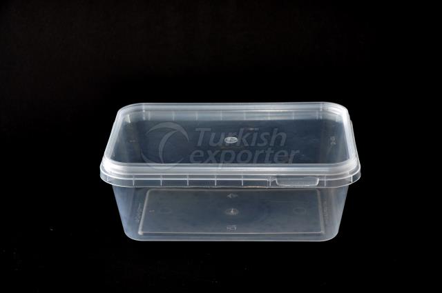 700 ml Plastic Rectangular Box