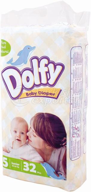 Fraldas de bebê Dolfy Junior