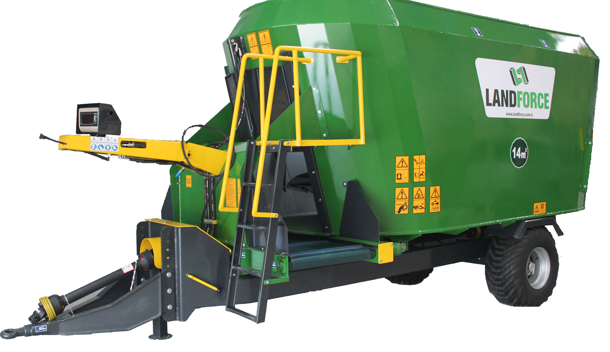 14 m3 Mixer Feeder Tow-Type