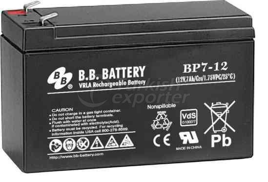 Dry Accumulator BP 12 V 7 Ah