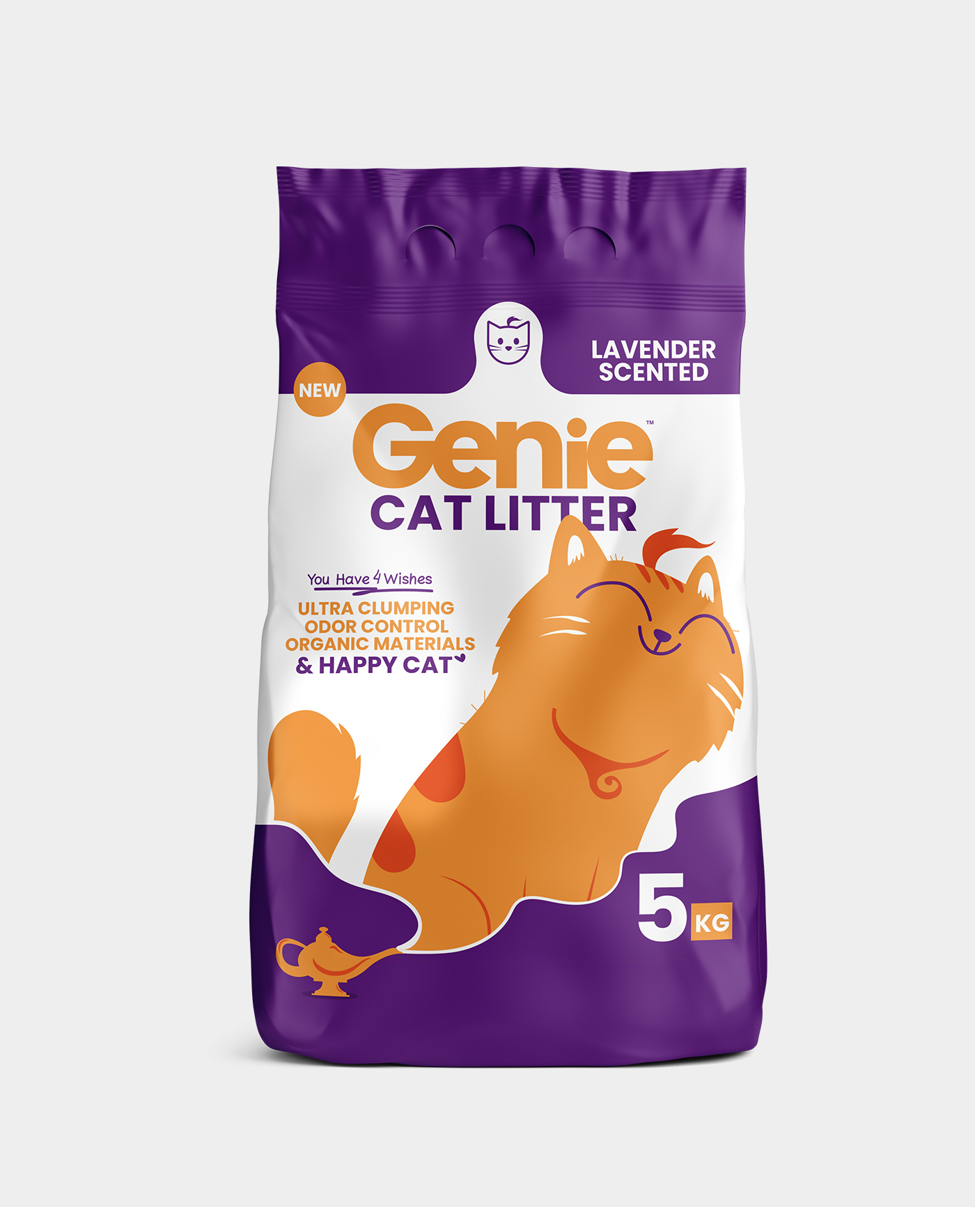 Genie cat litter Lavender