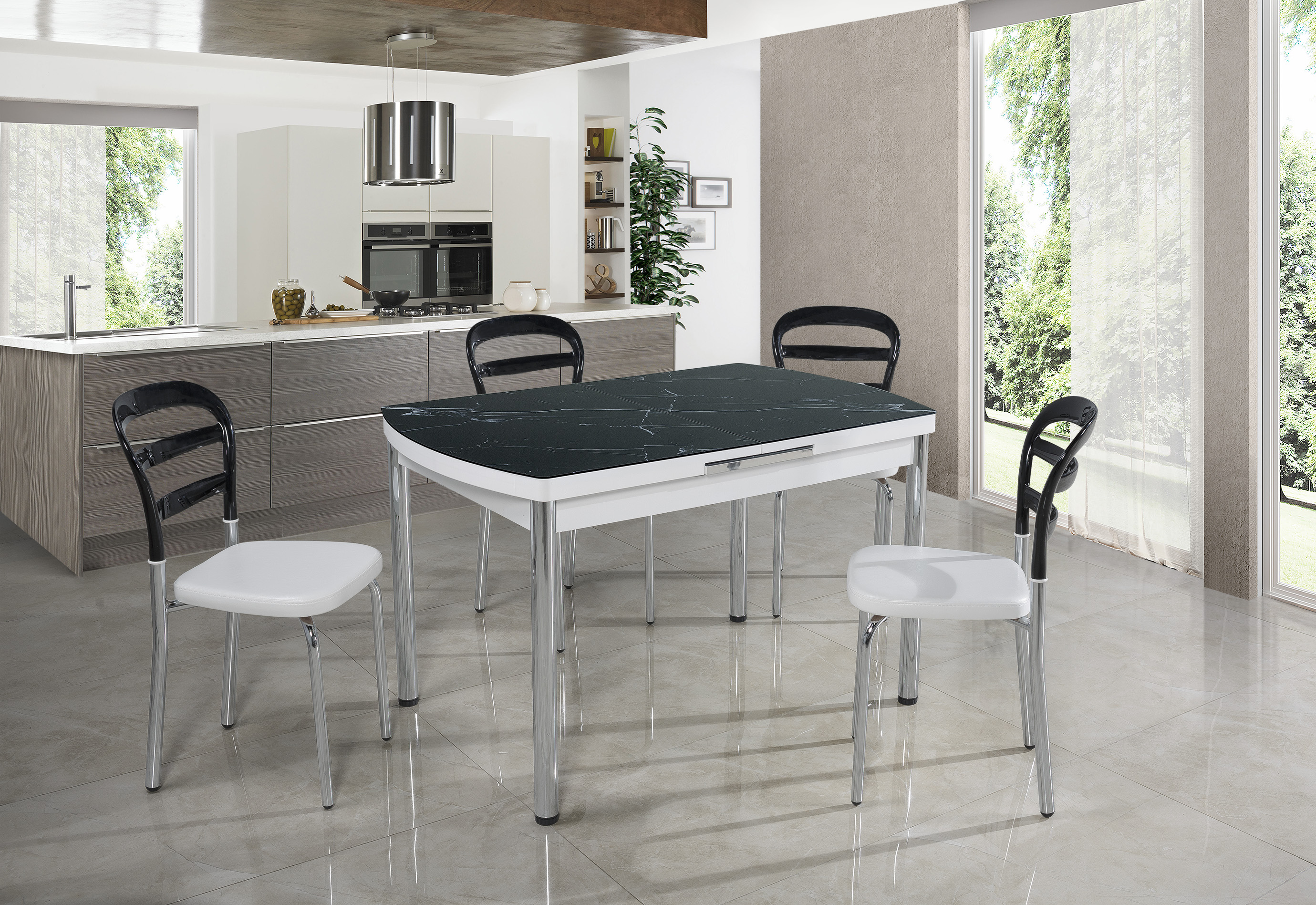 Conjunto de mesa e cadeira