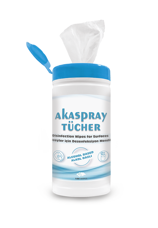 AKASPRAY TUCHER Disinfection Wipes for Surfaces