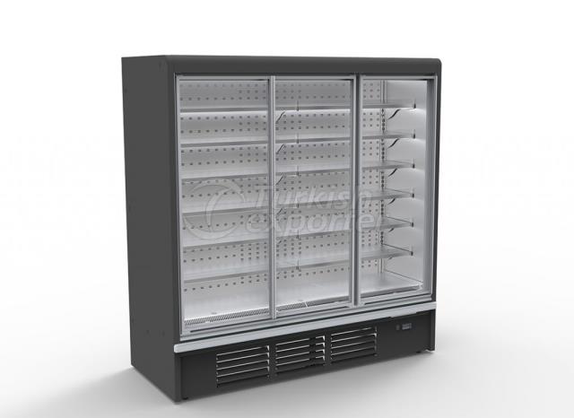 Plug-in Refrigerated Multideck Cabinet Double Glass Door PUMA DGD