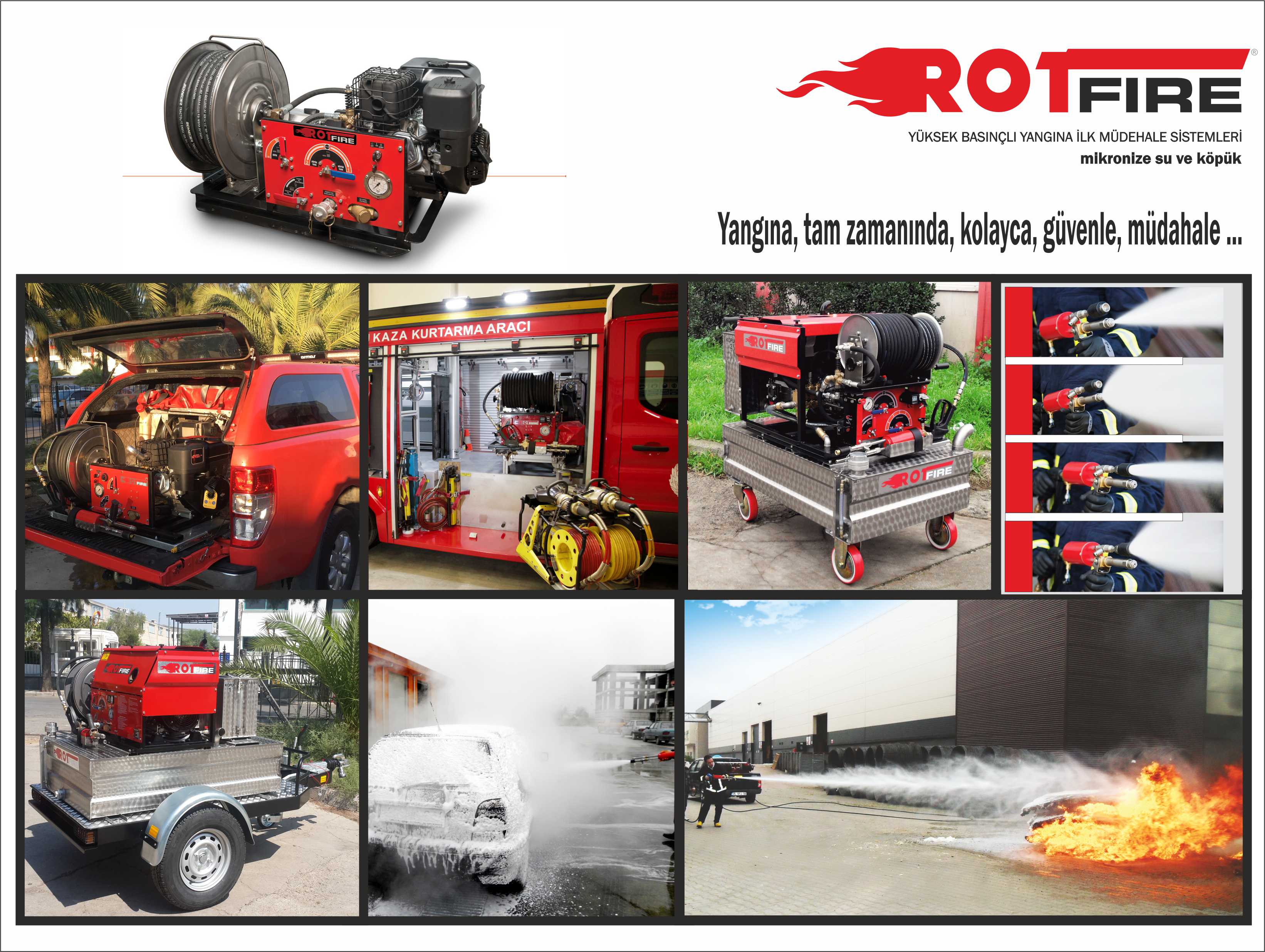 Rotfire High Pressure Fire Entinguishing Machines