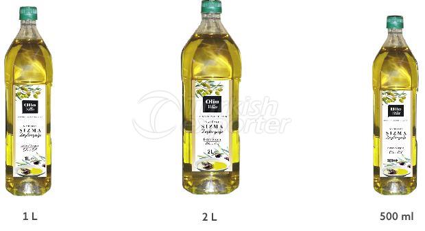 Botella de mascota de aceite de oliva virgen extra