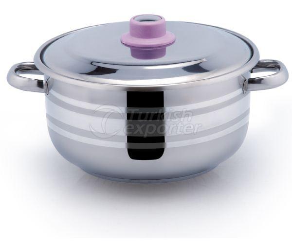 Pots en acier inoxydable