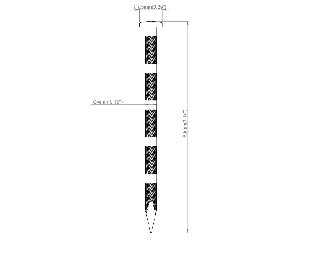 4X80 Steel Nail