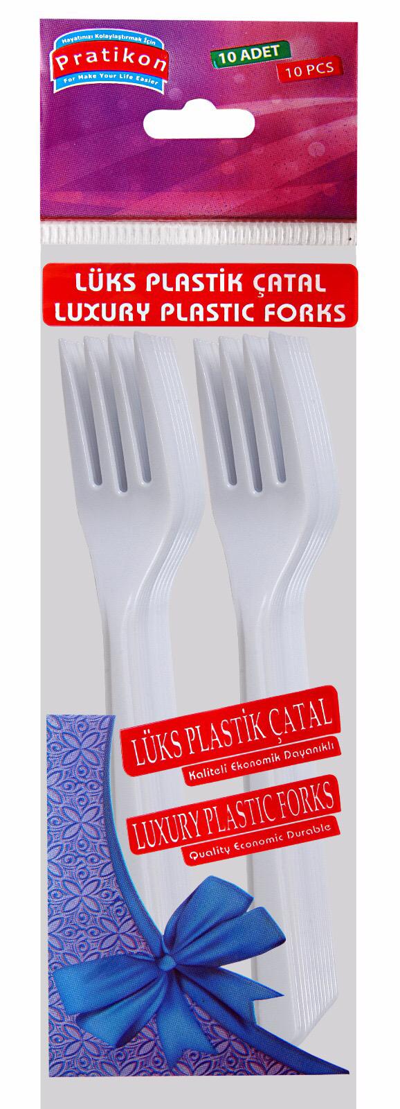 lux plastic forks