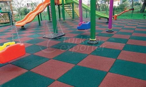 Rubber Tiles Floor Coating