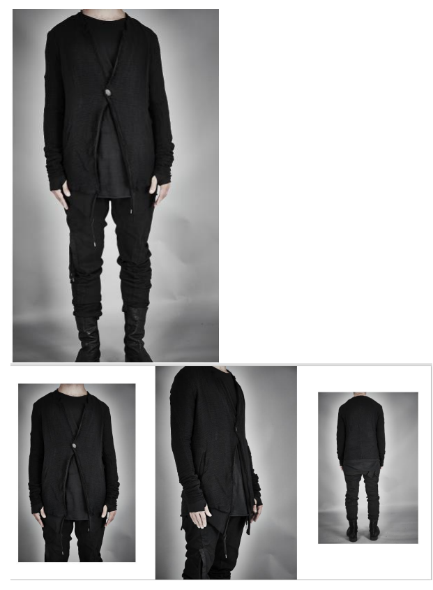 DOUBLE LAYERED KNITTED LINEN BLAZER 35