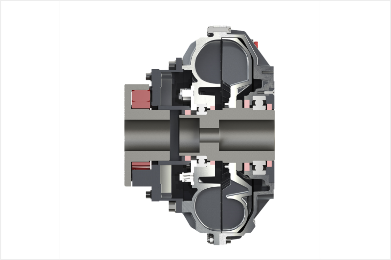 Turbo Hydraulic Coupling With Regulator And Delay Ring