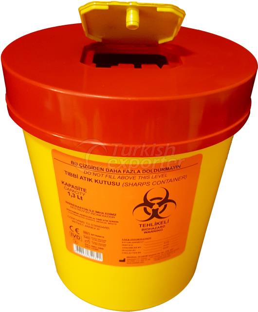 Conteneur à objets tranchants 1,3 L