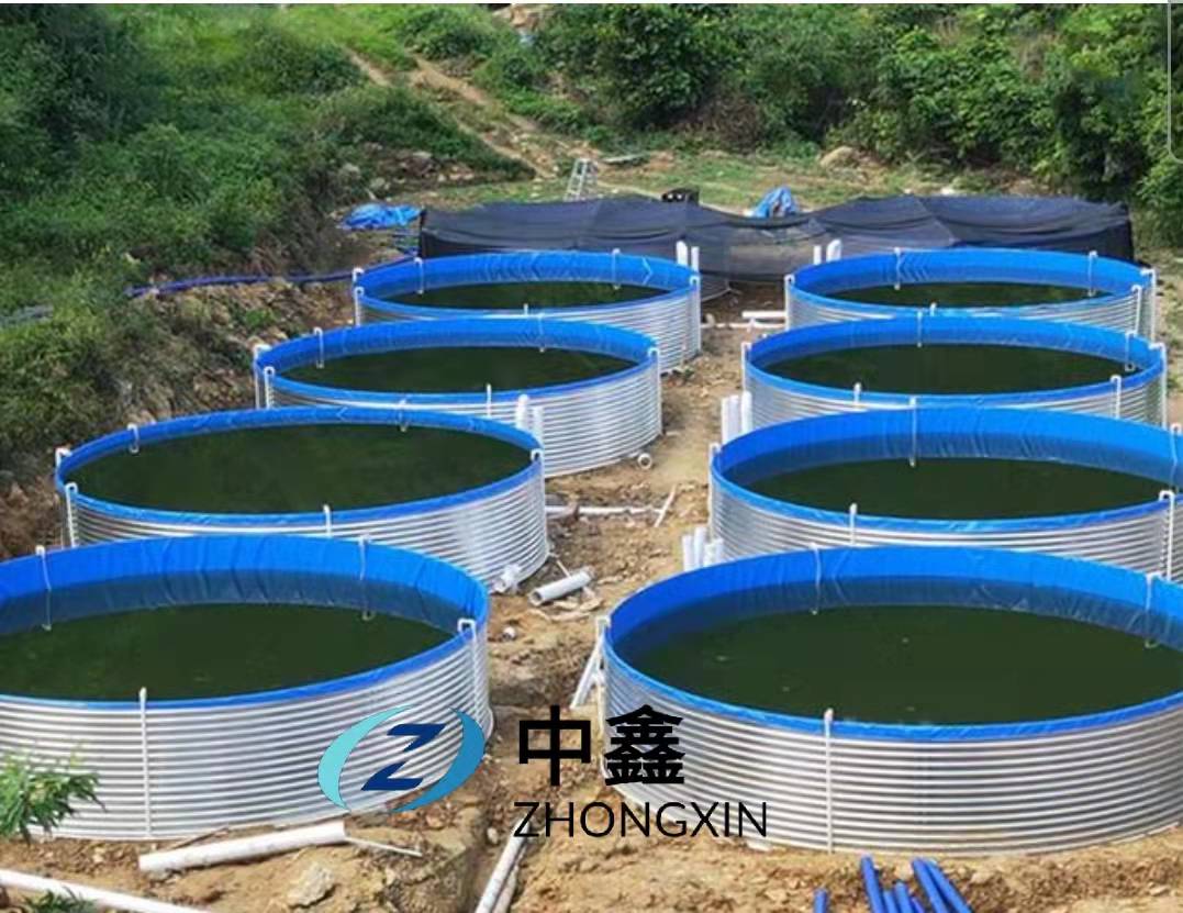 GALVANIZED SHEET PVC TANK FOR AQUACULTURE