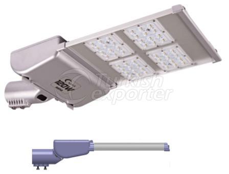 Saka Led Road Lighting Fixtures 4 Módulos