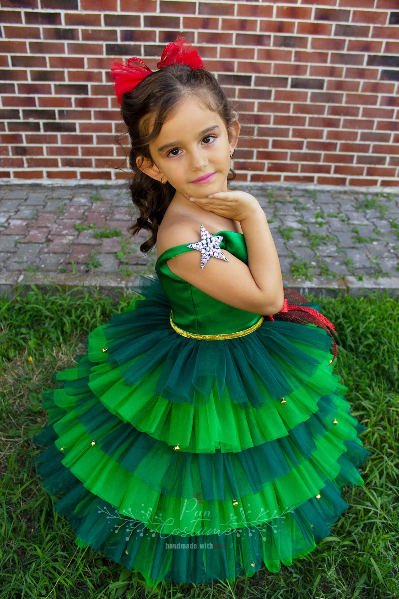 Pine Tree Christmas Tutu Outfit