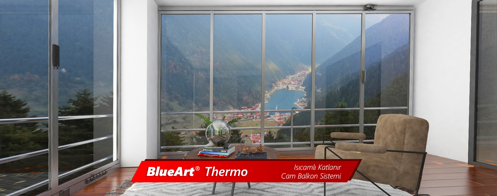 BlueArt THERMO (نظام طي الزجاج المزدوج)