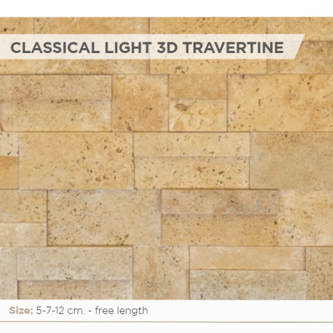 Travertine - Classical Light 3D