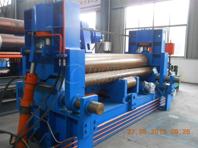 three roller plate rolling machine