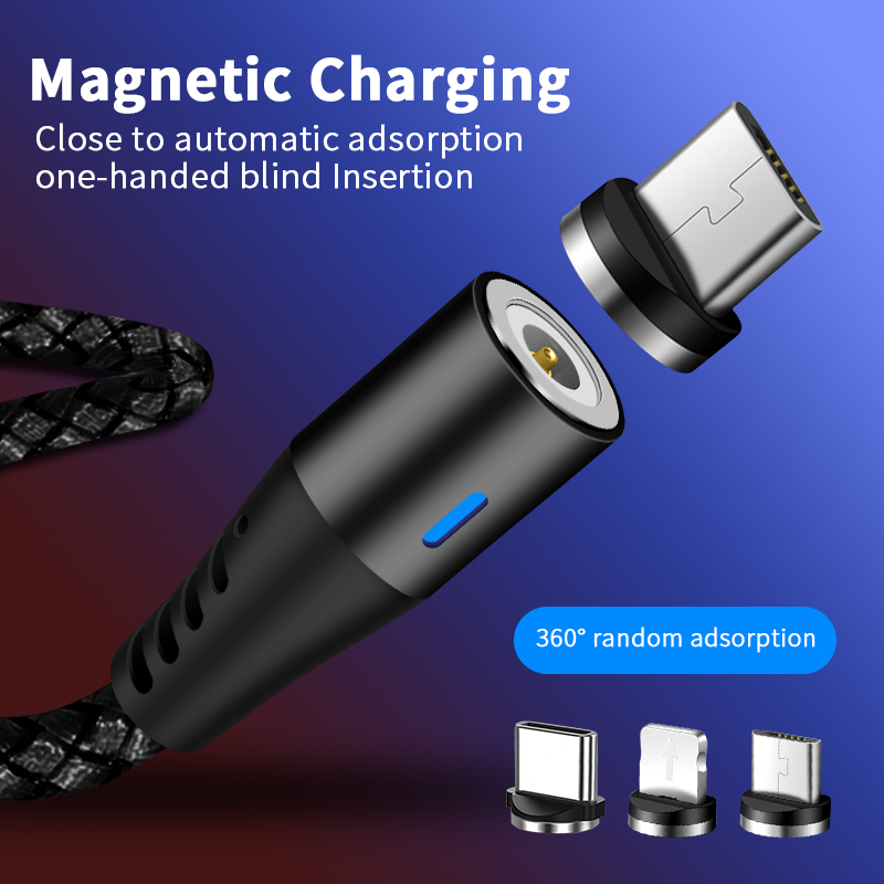 Magnetic Charging Cable for Micro and C Type Android Mobiles