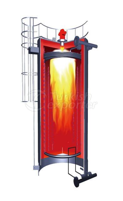 Vertical Oil (gas) fired thernmal oil Boiler