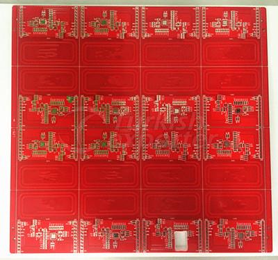 Double-sided PCB with HASL