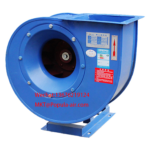 Industrial Centrifugal Fan Motor Directly Driven Type POPULA 4-72 7A