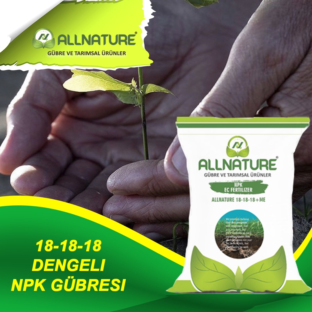 ALLNATURE 18-18-18 FERTILIZANTE NPK BALANCEADO