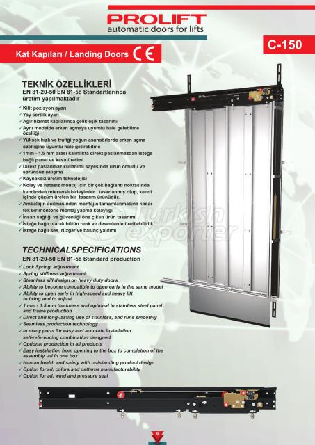 2 PNL TELESCOPIC LANDING DOOR