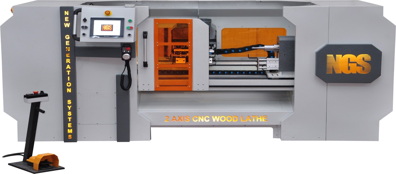 2 AXIS CNC WOOD LATHE MACHINE