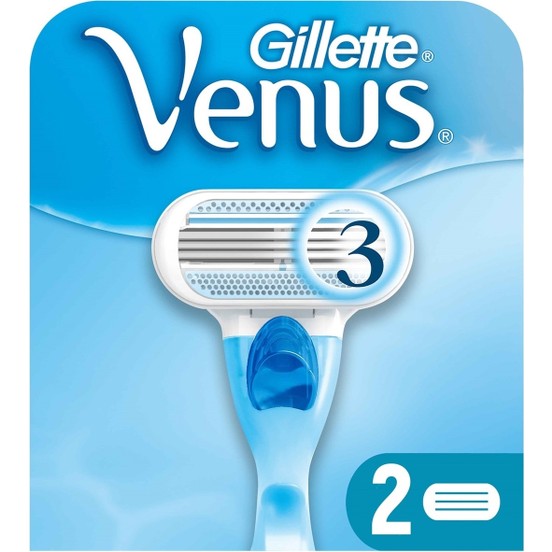 gillette venus close and clean woman razor blade count 2 