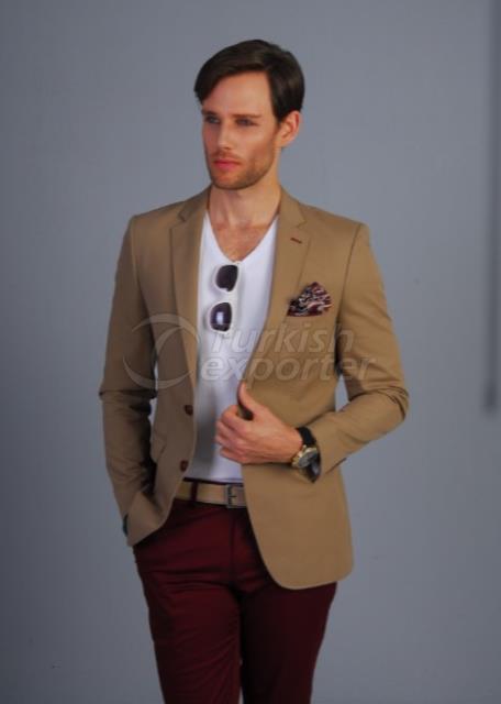 Summer Brown Jacket Two Button
